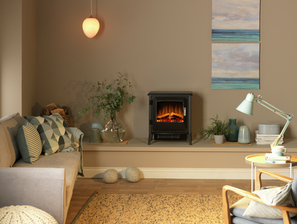 Dimplex Lucia Freestanding Optiflame Electric Stove Fire - Black