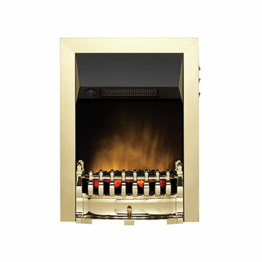 Dimplex Balmoral Ecolite Brass inset  Electric Fire