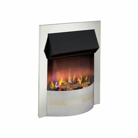 Dimplex Portree Chrome Optiflame 3D Inset Electric Fire