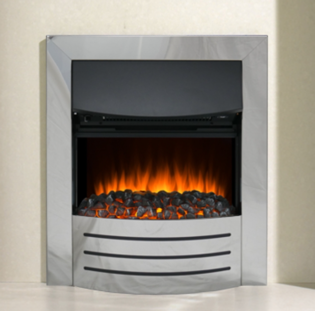 Aura fires Belmont Electric fire-Brass