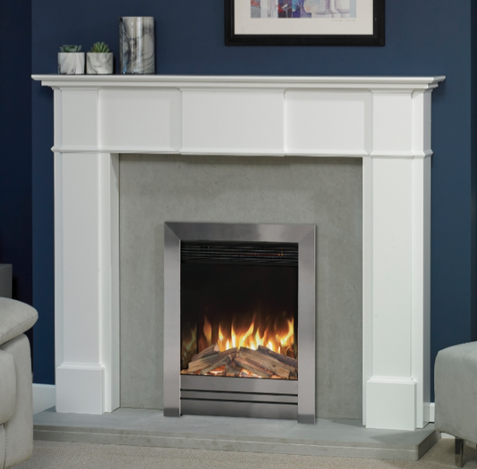 Aura fires Abberley SS Electric fire- brass C3