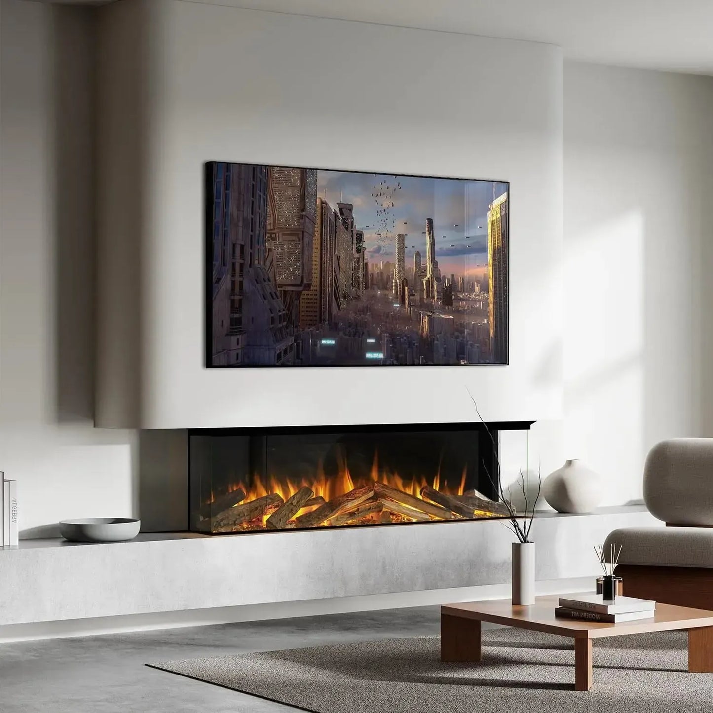 Aura Fire Sinton 1500 FULL DEPTH - Electric Fire