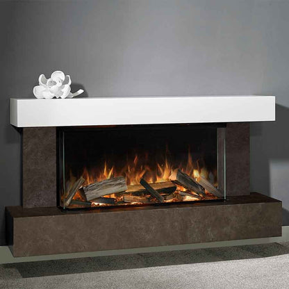 Aura Fires Elmdon 850 WM Electric Fire Suite