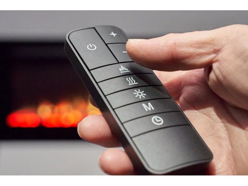 Adam Orlando Inset / Wall Mounted Electric Fire, 50 Inch