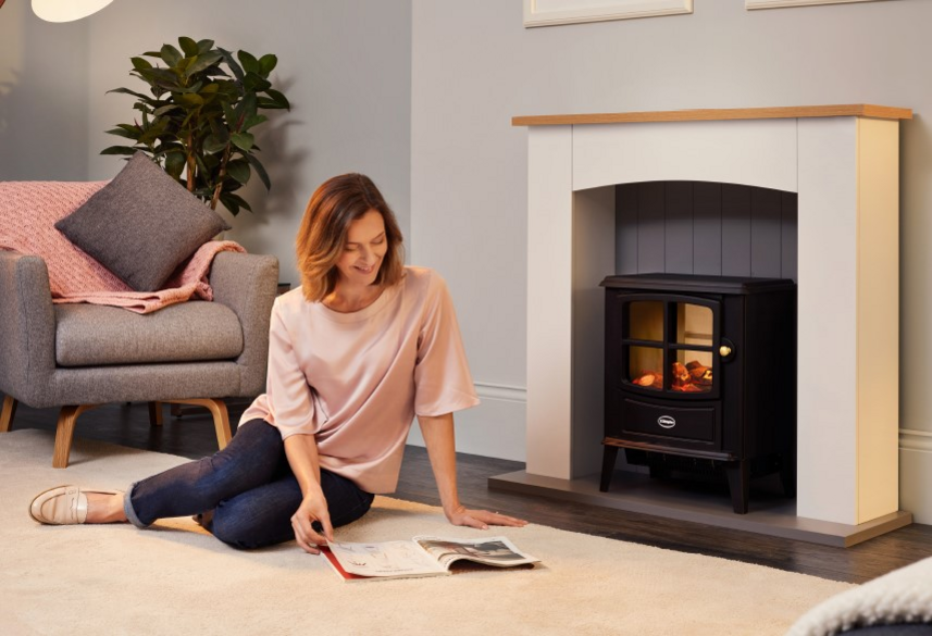 Dimplex Oakmead Optiflame Freestanding Electric Fire Suite