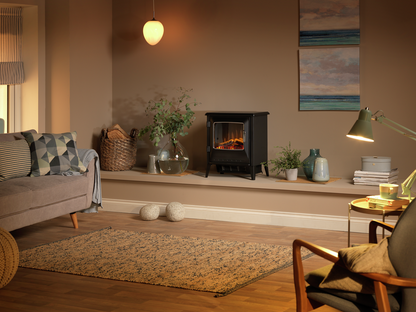 Dimplex Lucia Freestanding Optiflame Electric Stove Fire - Black