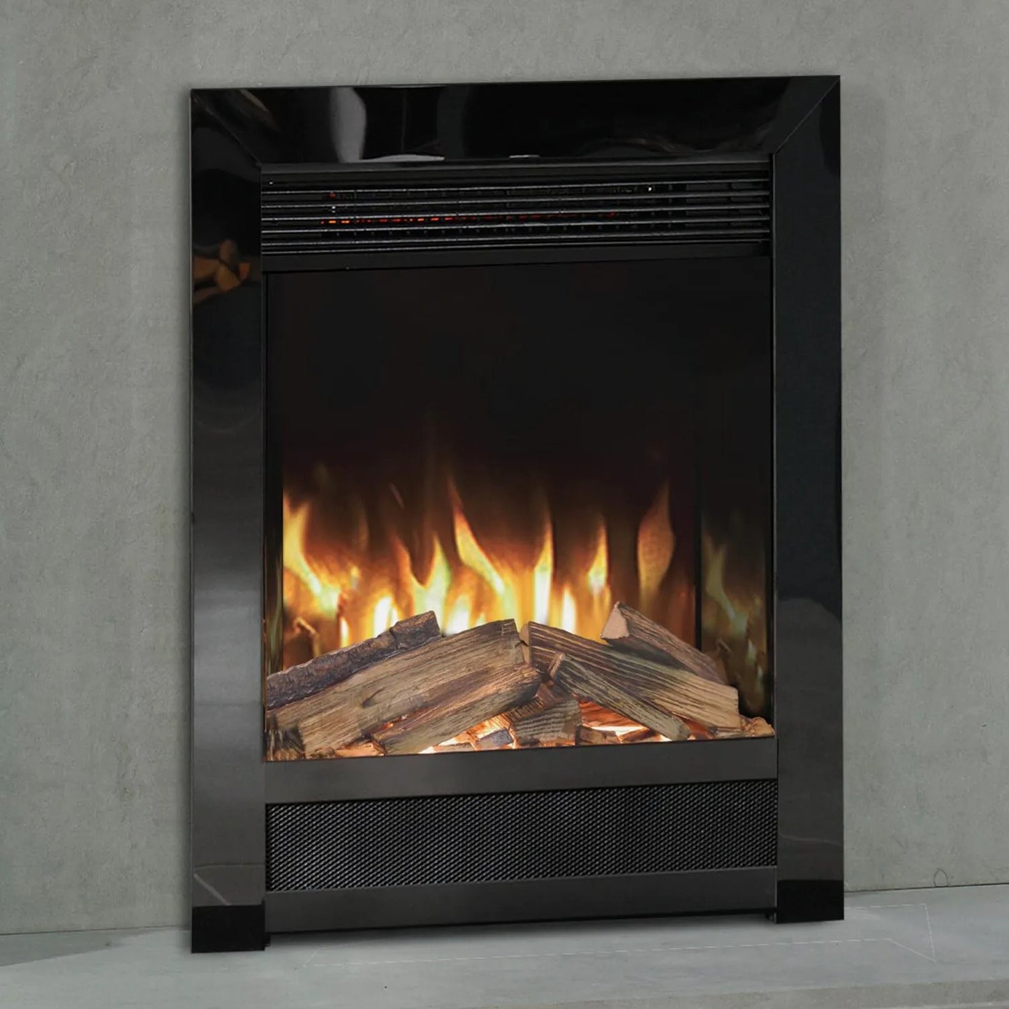 Aura Fires Stanford Super Slim C3 Black Nickel Electric Fire