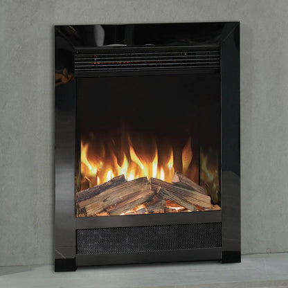 Aura Fires Stanford Super Slim C3 Black Nickel Electric Fire