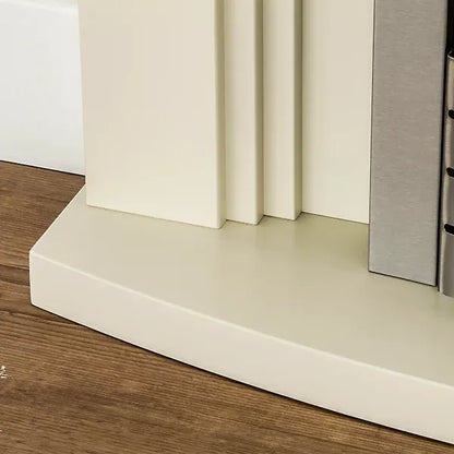 Adam Truro Fireplace in Cream with Helios Electric Fire in Brushed Steel, 41 Inch
