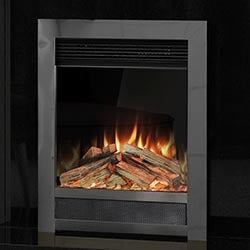 Aura Fires Stanford Slimline C2 Electric Fire - Black Nickel