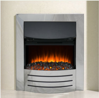 Aura Fires Belmont  - Black Nickel- Inset Electric Fire