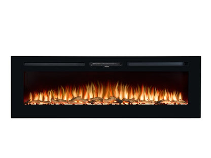 Adam Orlando 60" Wall Mounted &amp; Inset Electric Fire