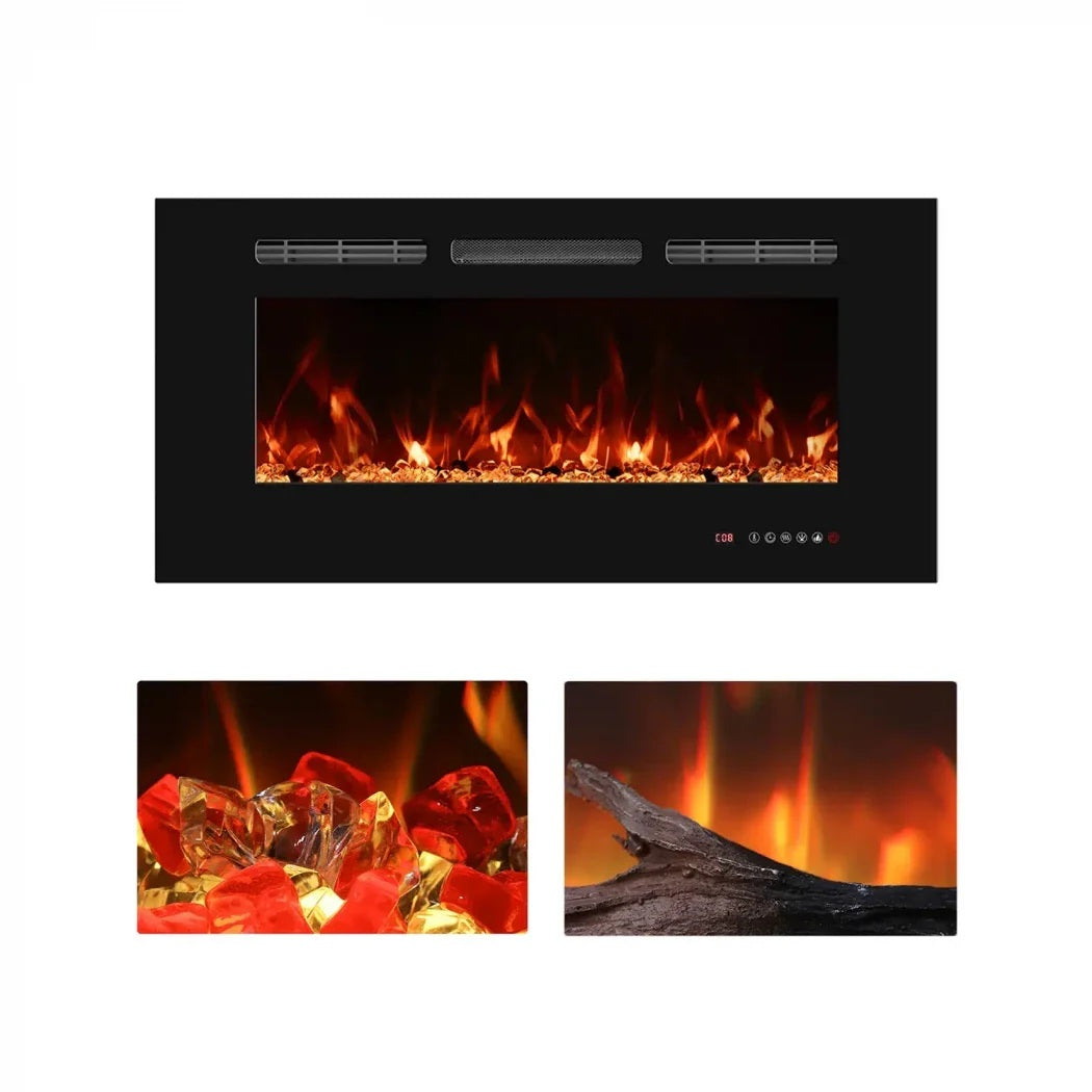 Scandiflame Titanite Built-In Electric Fireplace - 91 cm